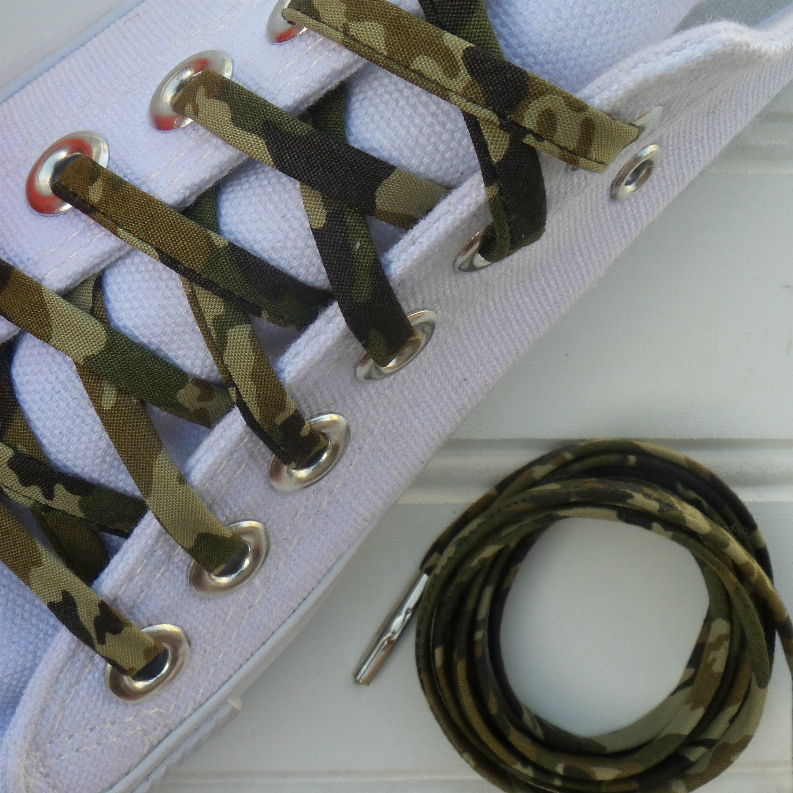 Camouflage Shoelaces - Footwear