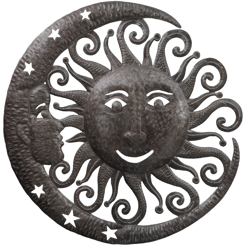 Celestial Embrace - Recycled Steel / 1 - Home Decor