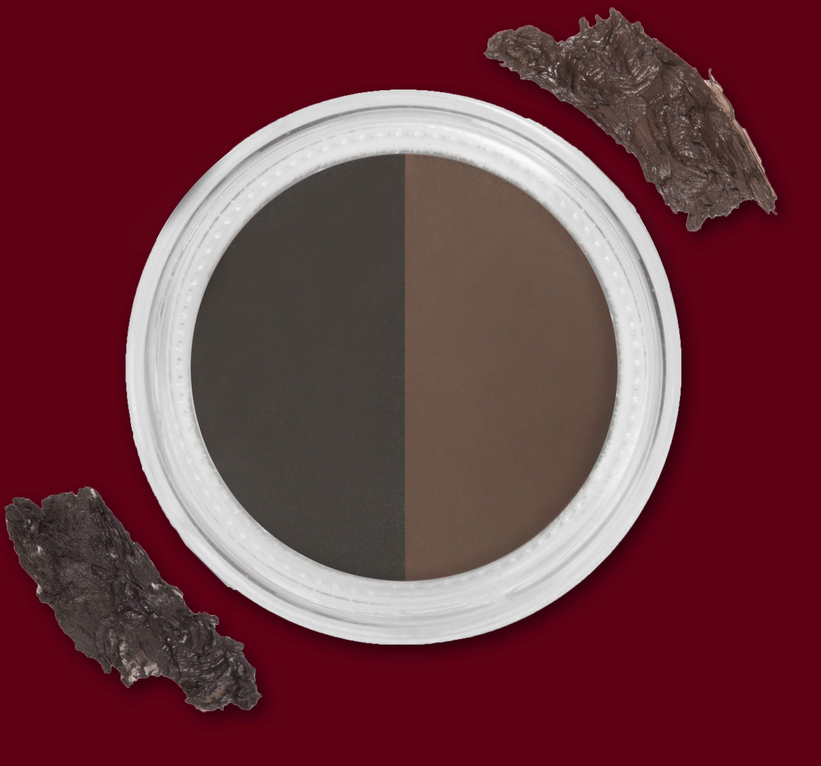 Double Shade Eyebrow Gel and Brush - Health & Beauty