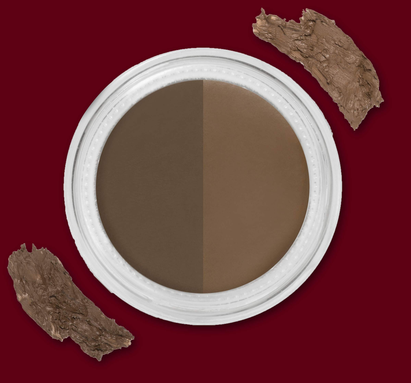 Double Shade Eyebrow Gel and Brush - Health & Beauty