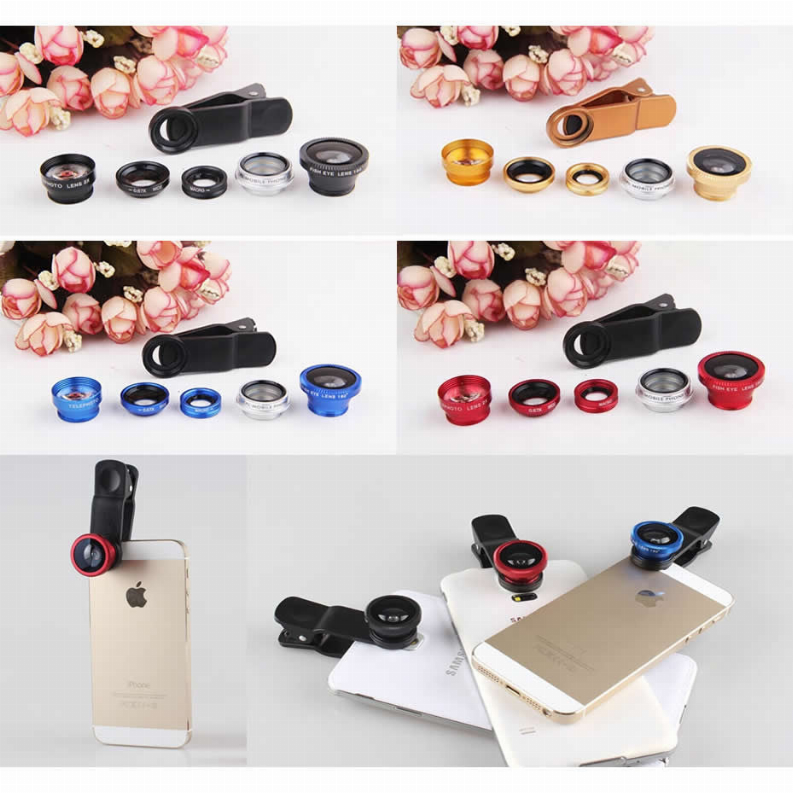 Clear Image with 5 Clip and Snap Lens for your Smartphone - Electronics