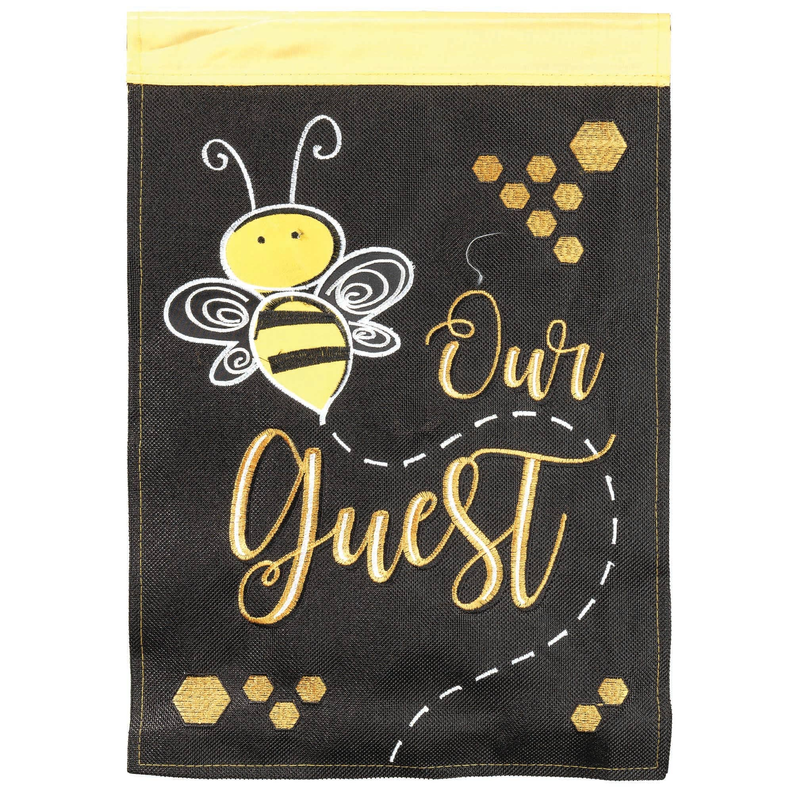 Bee Our Guest Burlap - 1 / large - Home Decor
