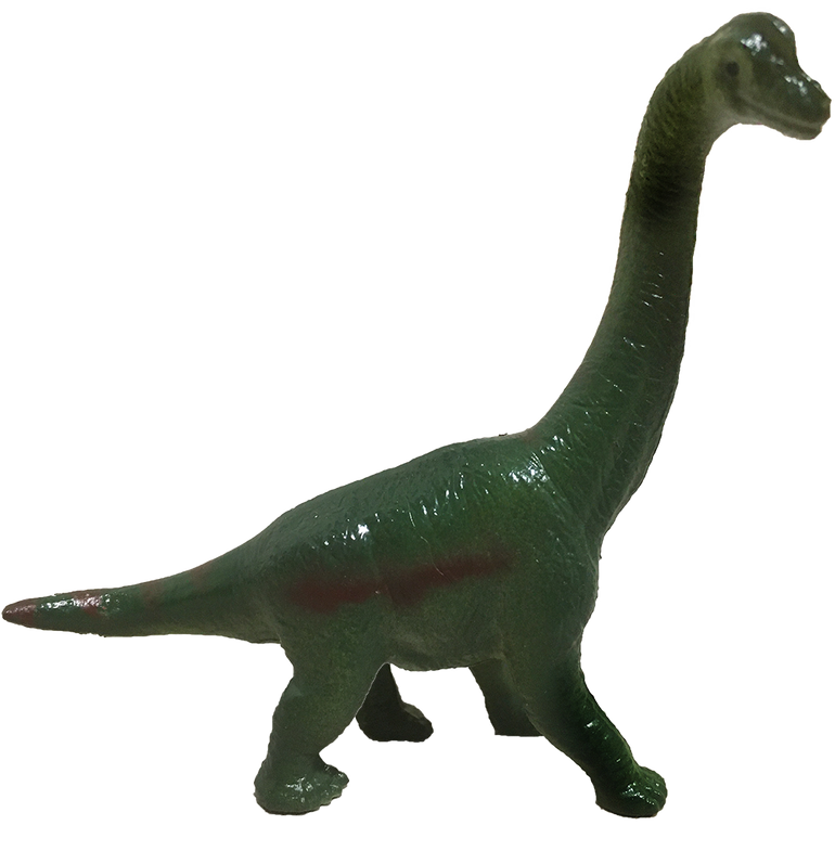 Dinosaur Assortment B, 3" Dinos in Clear Container 6pcs - Toys