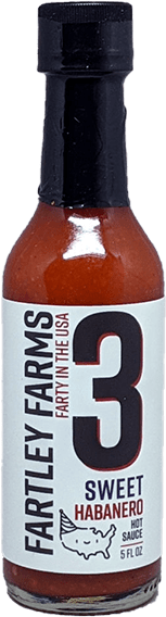 Fartley Farms Sweet Habanero hot sauce - 12 - Food & Drink