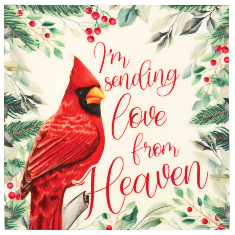 Cardinal Magnet I'M Sending Love From - 4 - Home Decor