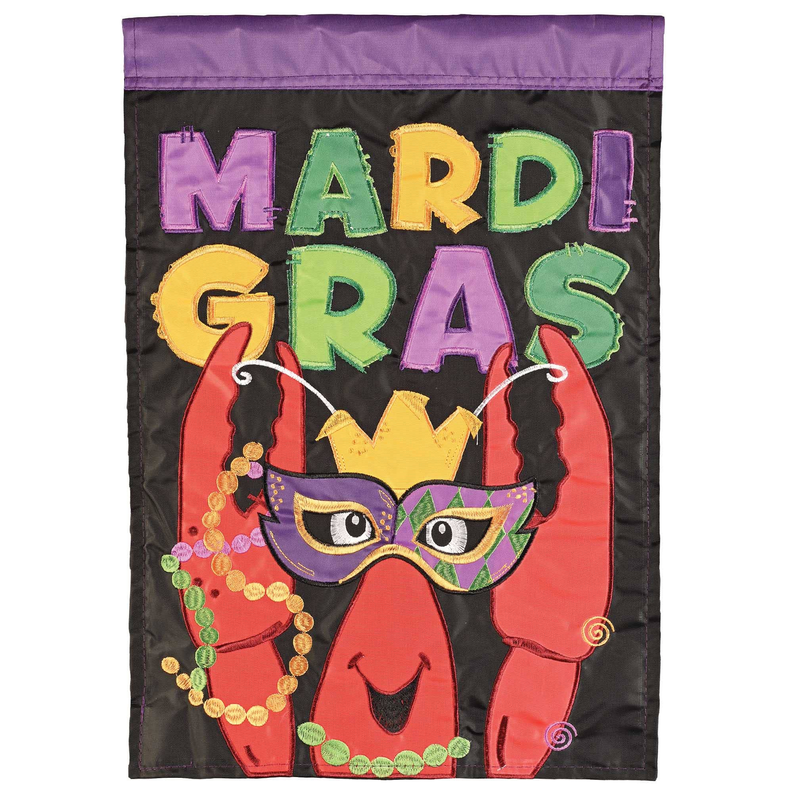 Flag Mardi Gras Crawfish Mask - 1 - Home Decor