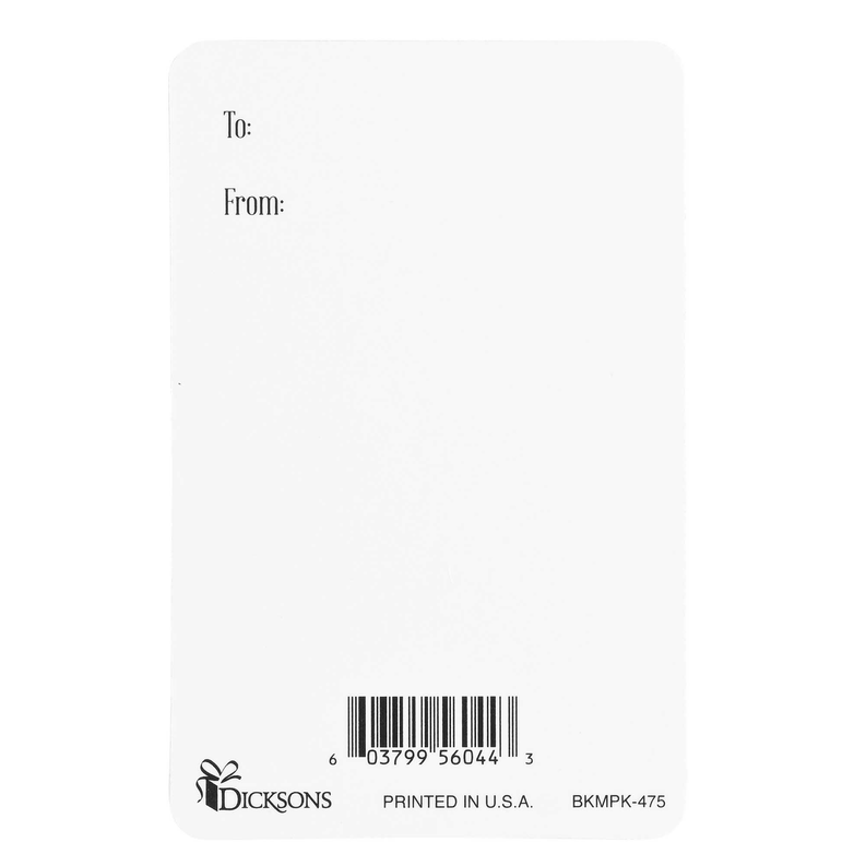 Pocket card back with To/From lines, barcode, and DICKSONS printed in U.S.A.