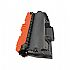 Black toner cartridge featuring an orange latch on the side