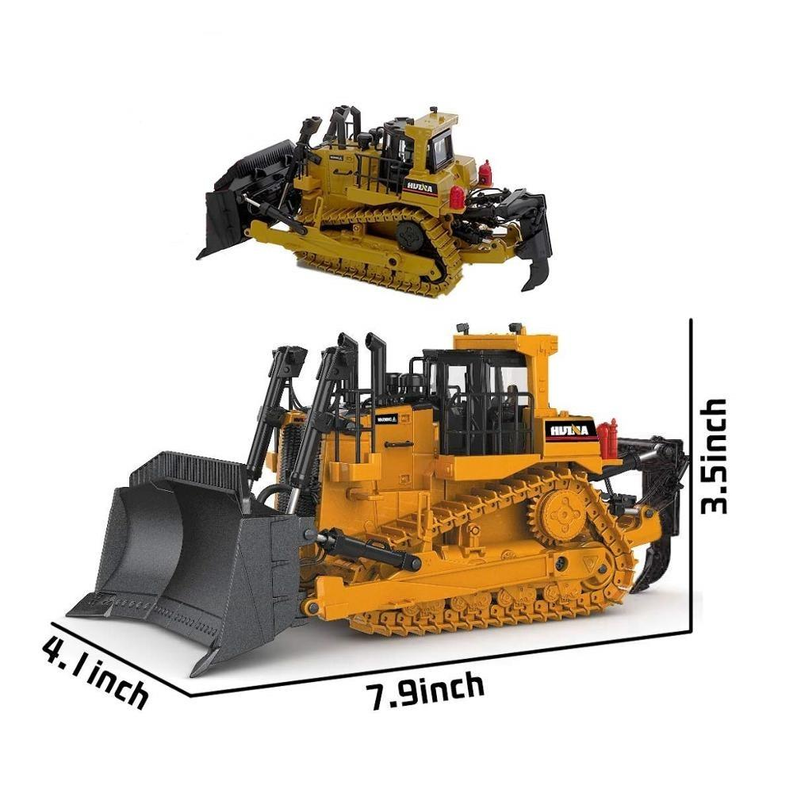 D8 Scraper Die-Cast Construction Model (1:50 Scale) - Toys