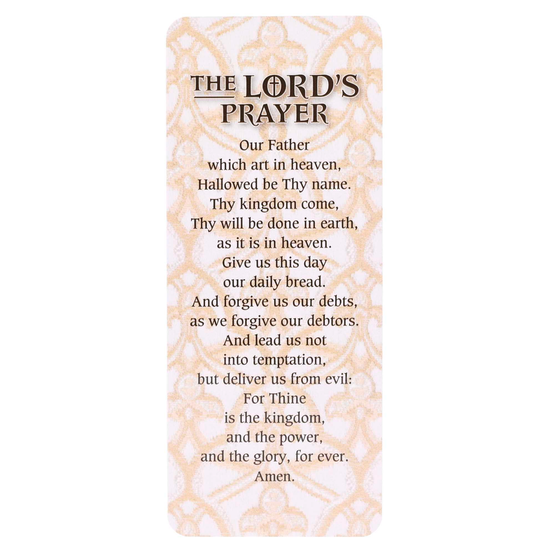 Bookcard The Lords Prayer KJV - Multi / 12 - Religious Jewelry