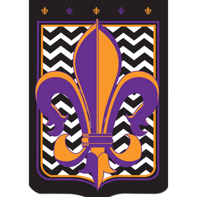 Chevron - black & gold / 1 / large - Home Decor