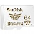 SanDisk Extreme Plus microSDXC 64GB U3 UHS-I memory card for Nintendo Switch