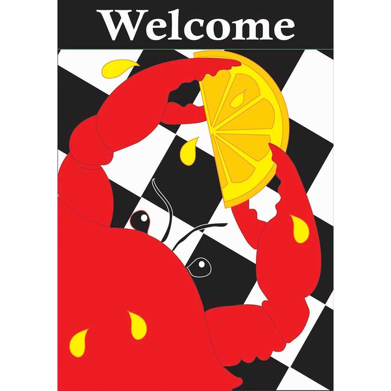 Culinary Crab-Appli Flag - 1 / large - Home Decor