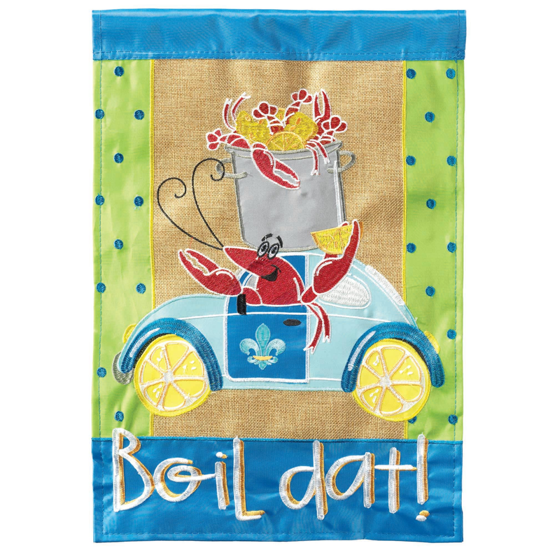 Boil Dat Flag Burlap - 1 / large - Home Decor