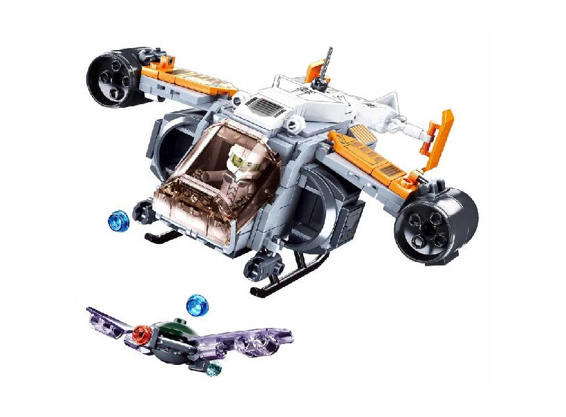 Atomic Storm Uprising, Thunder Aircraft Building Brick Kit (211 pcs) - 1 - Toys