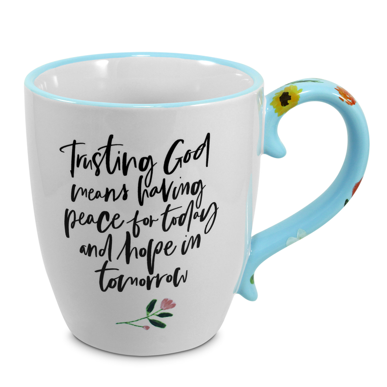 Coffee Mug Trusting God Peace Hope 19 Oz - 1 - Drinkware