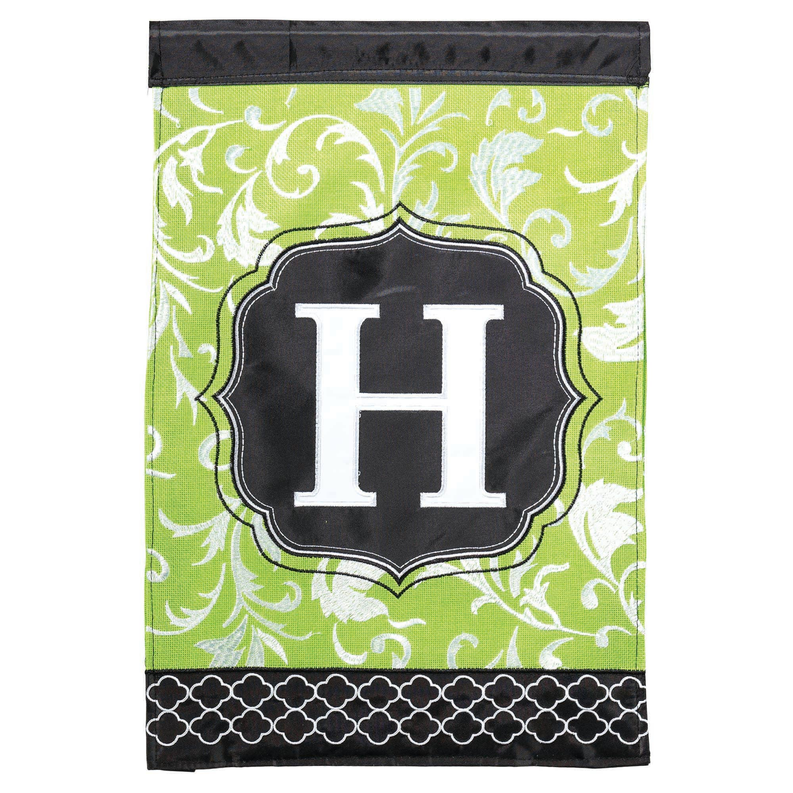 Flag Dbapp Monogram - black & green / a / 1 - Home Decor