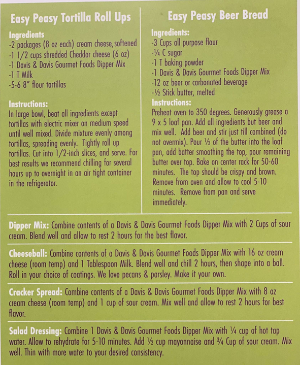 Buttermilk Ranch Dip Mix - 1 - Food & Drink