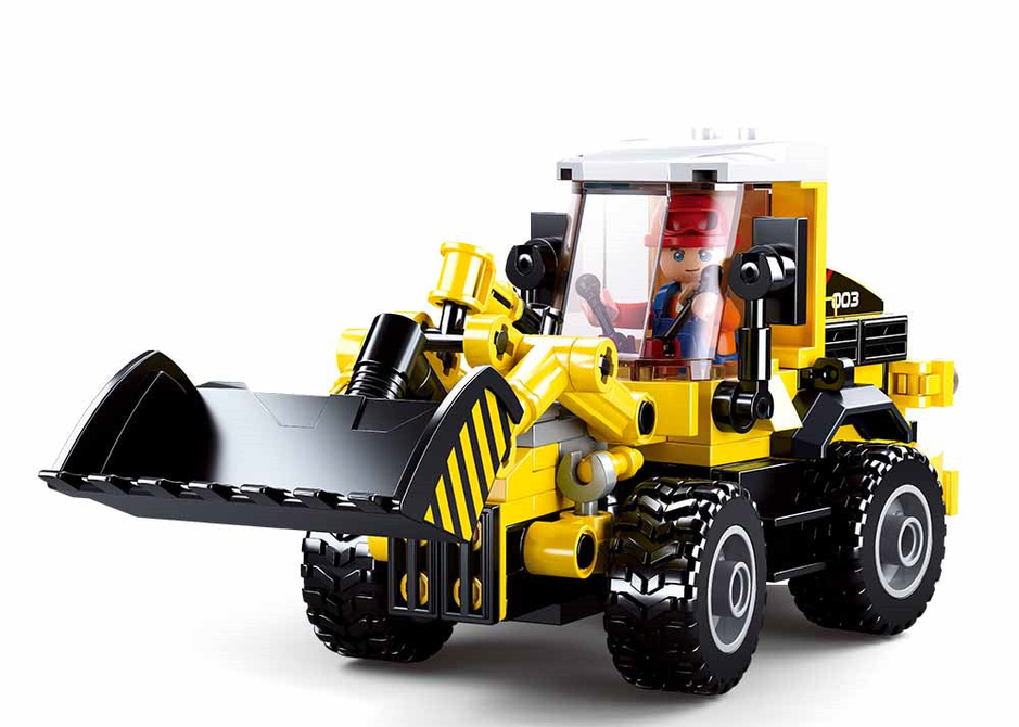 2-in-1 Forklift Construction Truck Building Brick Kit (200 pcs) - Toys | Babies & Toys, Kids, Toys