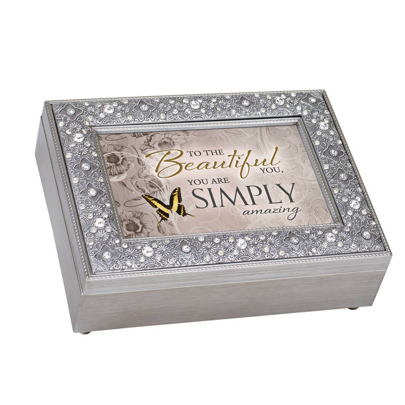 Beautiful You Simply Amazing Stamped Box - Home Decor