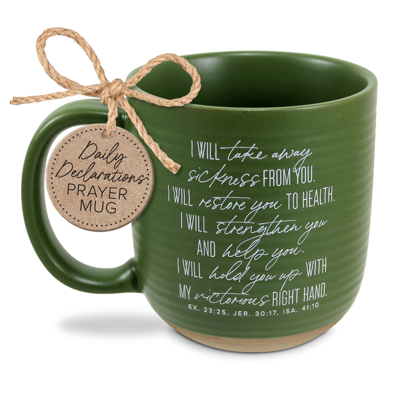 Coffee Mug Amen Heal Restore Green 20 Oz - 1 - Drinkware