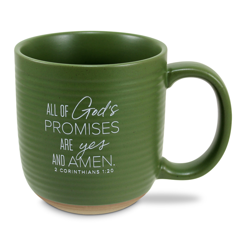 Coffee Mug Amen Heal Restore Green 20 Oz - 1 - Drinkware