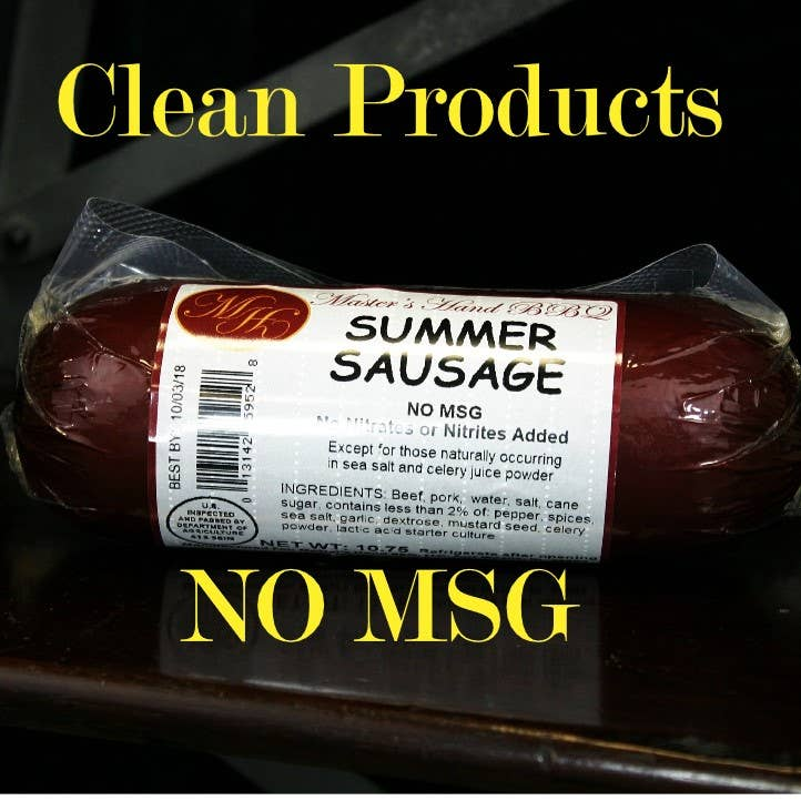 BBQ Summer Sausage - Food & Drink