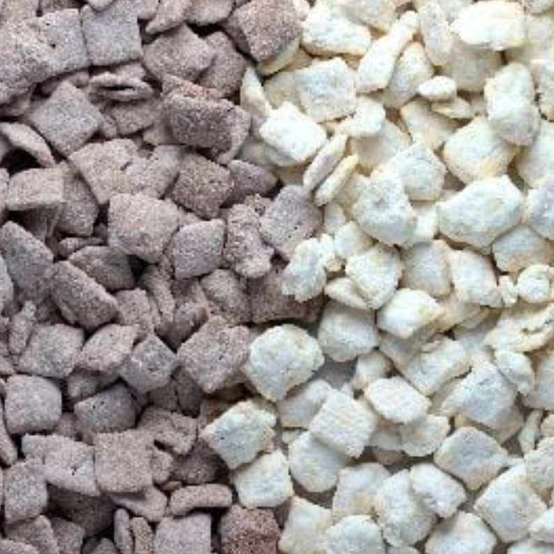 Hot Chocolate Snax snack pieces mix of dark and light frosted bite-size snacks