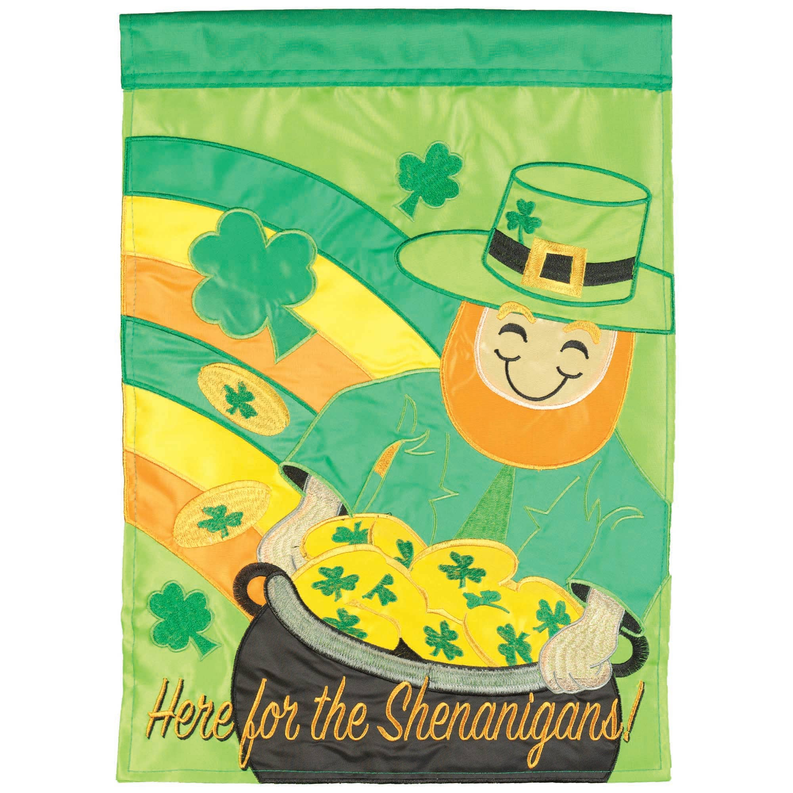 Flag Here For The Shenanigans! - 1 / 13x18 - Home Decor