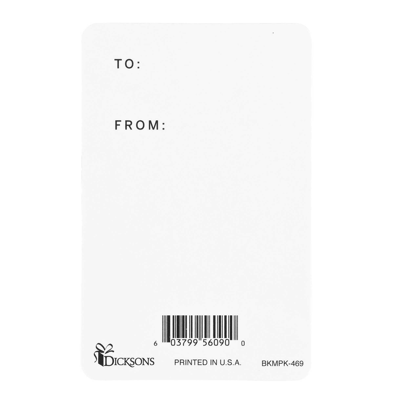 White pocket card back with To/From lines, barcode, and “Printed in U.S.A.”