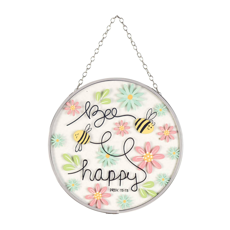 Bee Happy Suncatcher - 1 - Home Decor