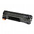 Black laser toner cartridge, replacement style for CF283A