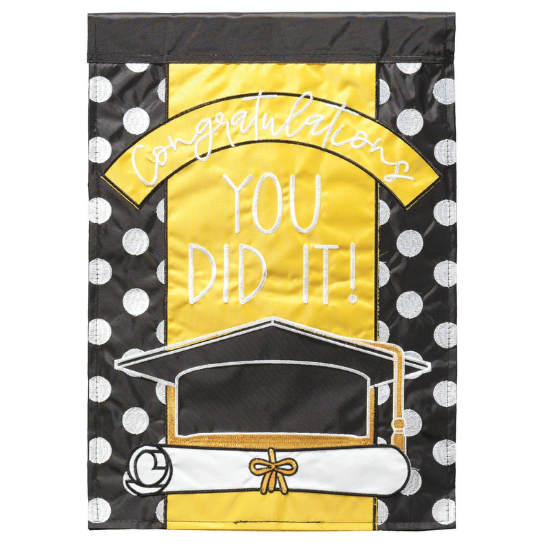 Flag Graduation Flag Polyester - 1 / 13x18 - Home Decor