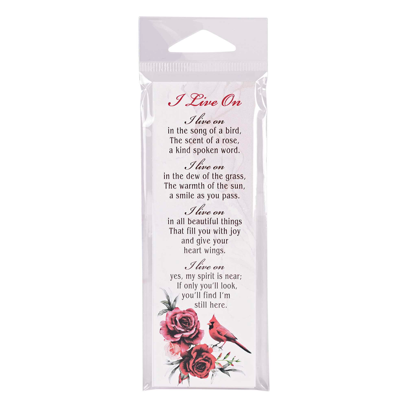 Bookmark Cardinal I Live On 2x6 12-Pack - Multi / 6 - Religious Jewelry