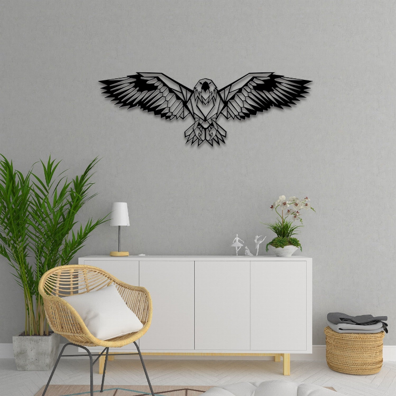 Eagle Metal Wall Art - 1 - Home Decor