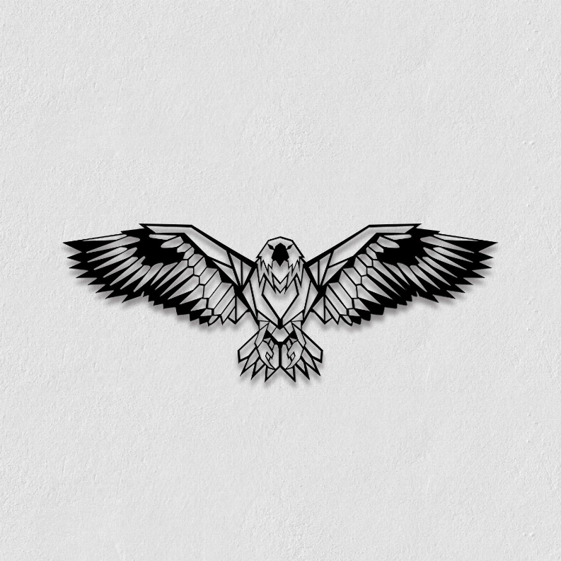 Eagle Metal Wall Art - 1 - Home Decor