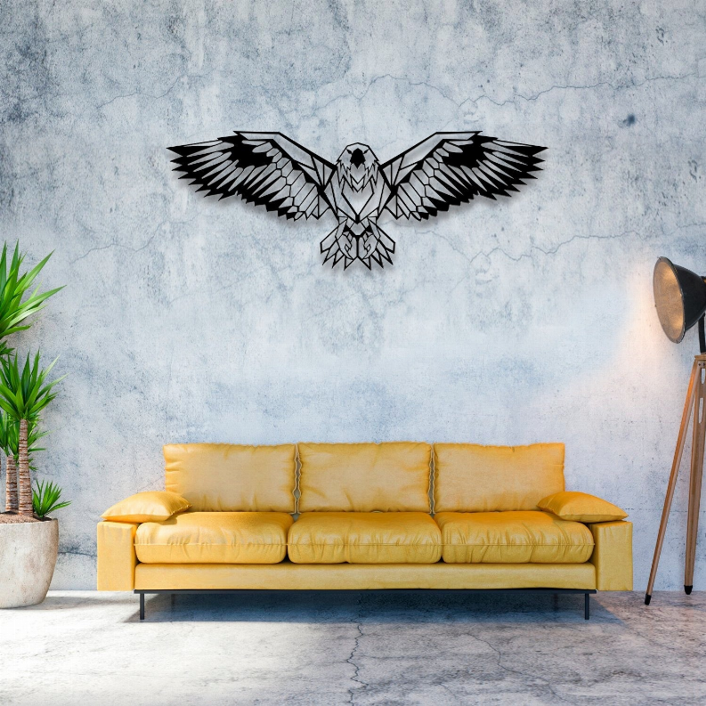 Eagle Metal Wall Art - 1 - Home Decor
