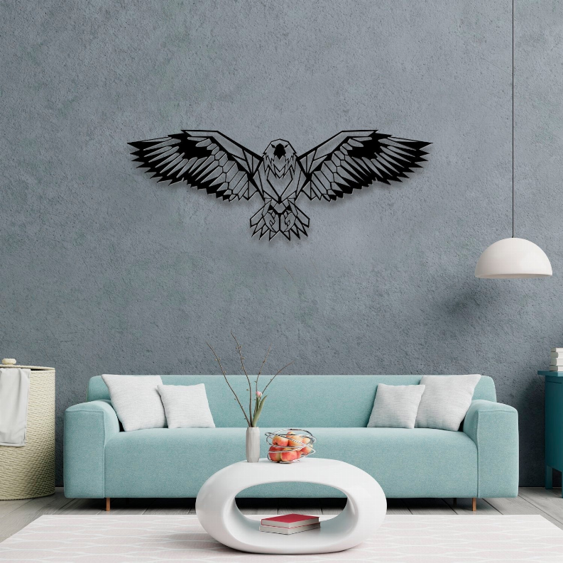 Eagle Metal Wall Art - 1 - Home Decor