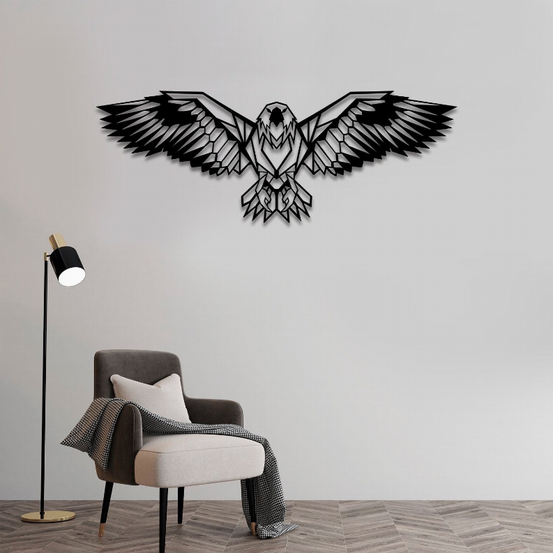 Eagle Metal Wall Art - 1 - Home Decor