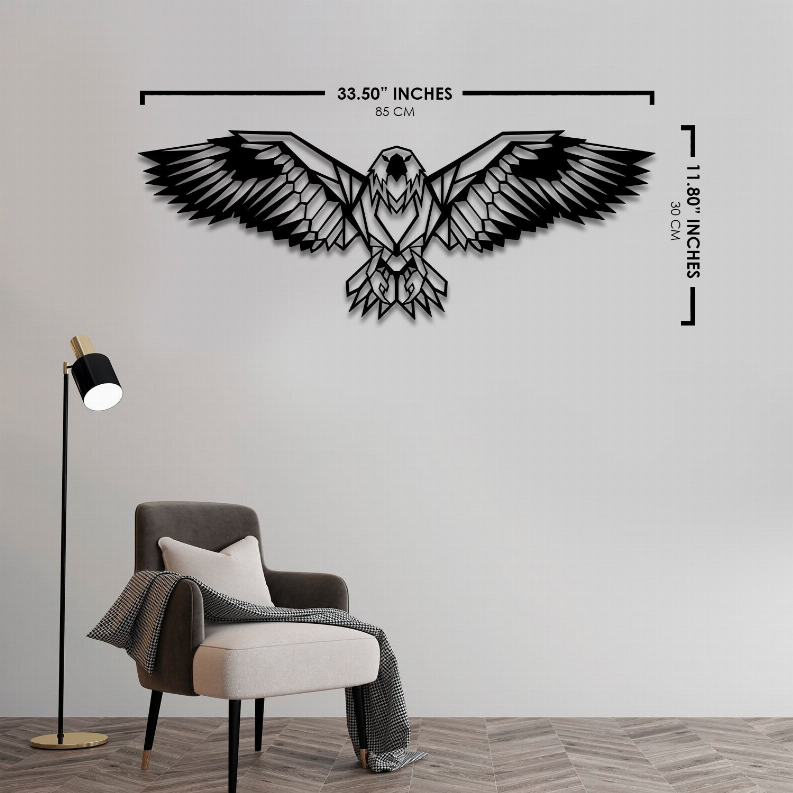 Eagle Metal Wall Art - 1 - Home Decor