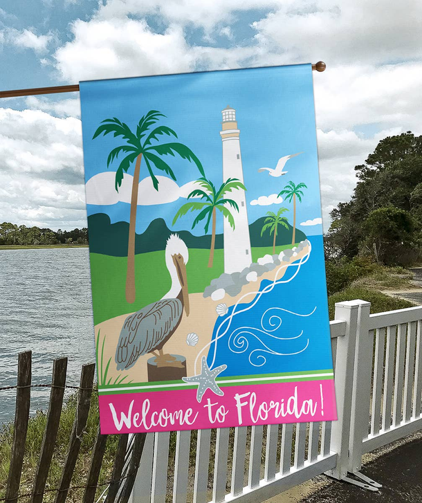 Flag Dbapp Florida Lighthouse - 1 / large - Home Decor
