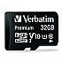 Verbatim 32GB microSDHC memory card with adapter, UHS-I Class 10