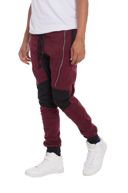 Faux Zip Moto Sweats - 5017 / 1 / M - Unisex Fashion