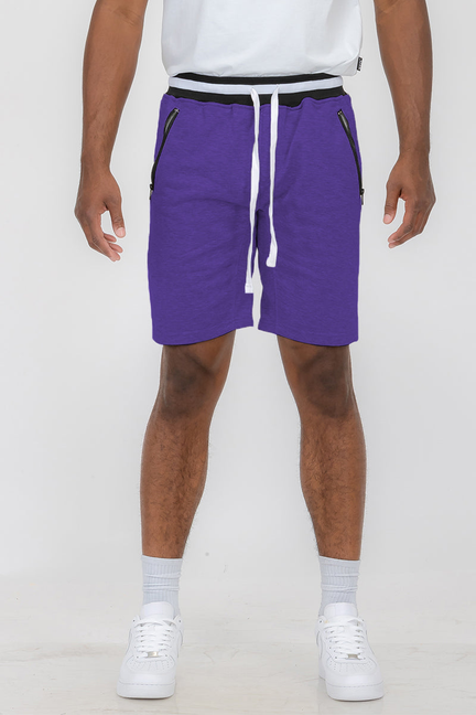 Brandon French Terry Shorts - Purple / 1 / M - Unisex Fashion