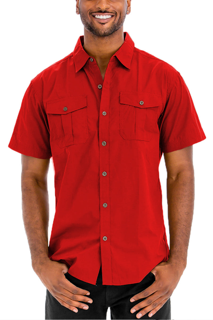 Classic Two Pocket Button Down - Unisex Fashion