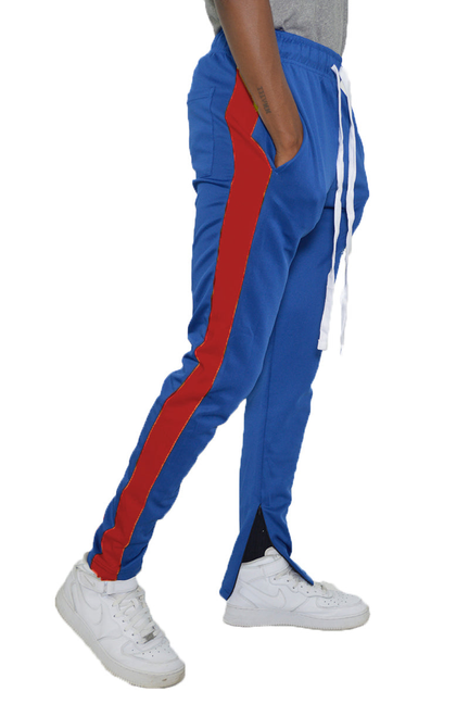 Classic Slim Fit Track Pants - ROYAL RED / 1 / XL - Unisex Fashion