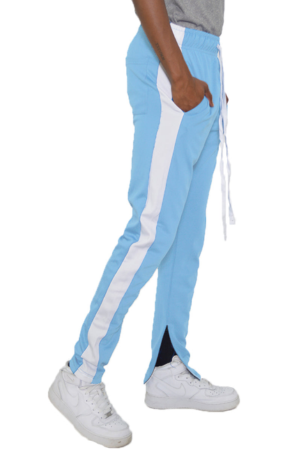 Classic Slim Fit Track Pants - SKY WHITE / 1 / XL - Unisex Fashion
