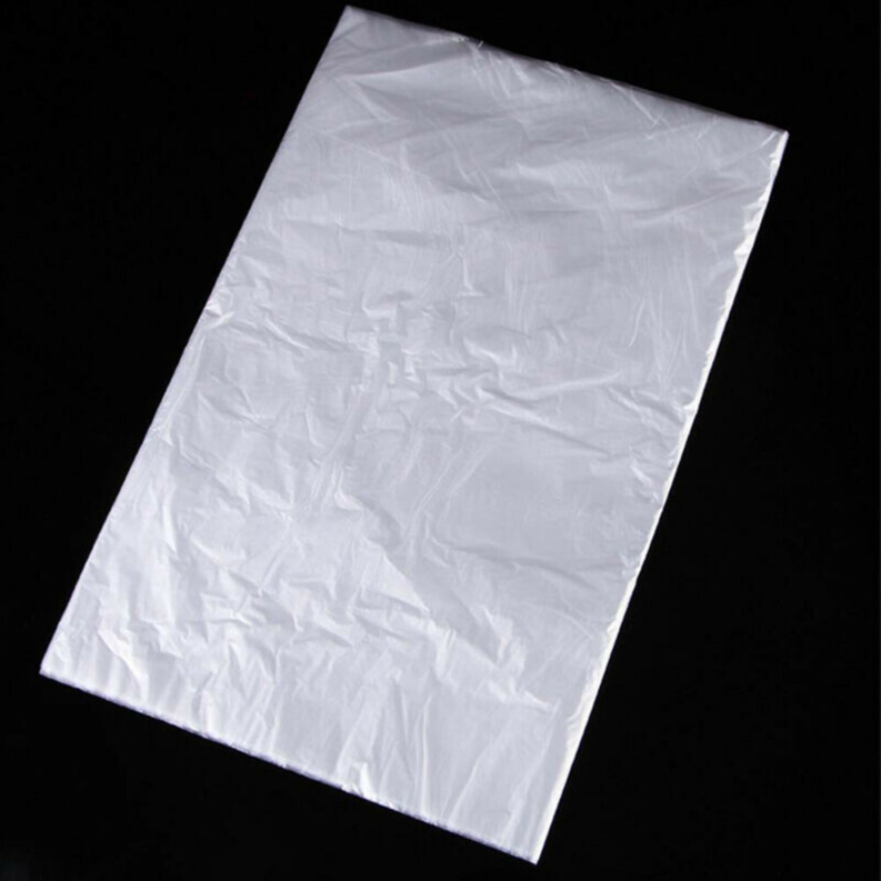 Disposable clear plastic apron gown cape sheet for single-use protective covering