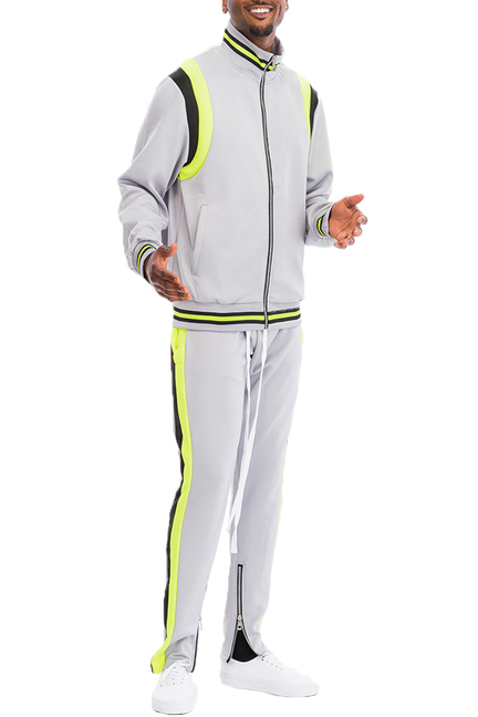 Dual Chevy Track Set - Grey / 1 / XL - Unisex Fashion