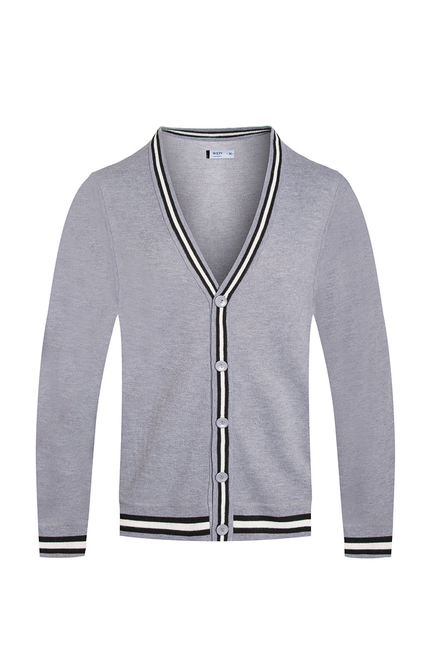 CLASSIC CARDIGAN - GREY / 1 / 2XL - Unisex Fashion